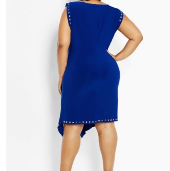 Studded asymmetrical dress - Picture 2 of 3